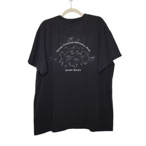 Vintage Grand Canyon National Park Dark Skies Party Constellations Black Space